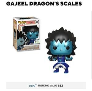 Funko Accents - Gamestop Convention Gajeel Dragon Scales Pop Funko Accents - Gamestop Convention Gajeel Dragon Scales Pop